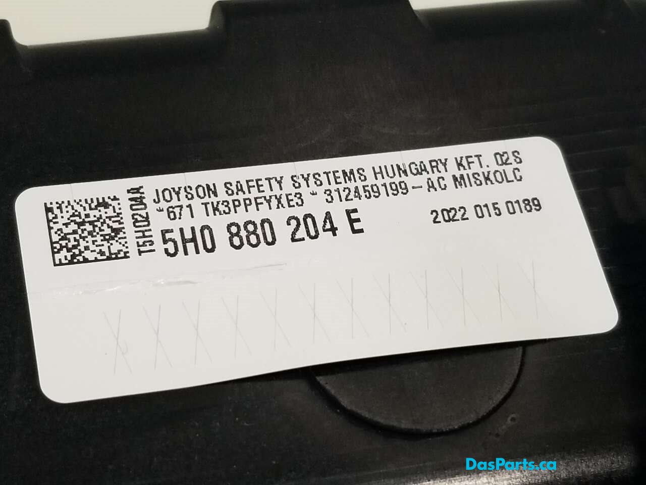 Airbag RF In Dash