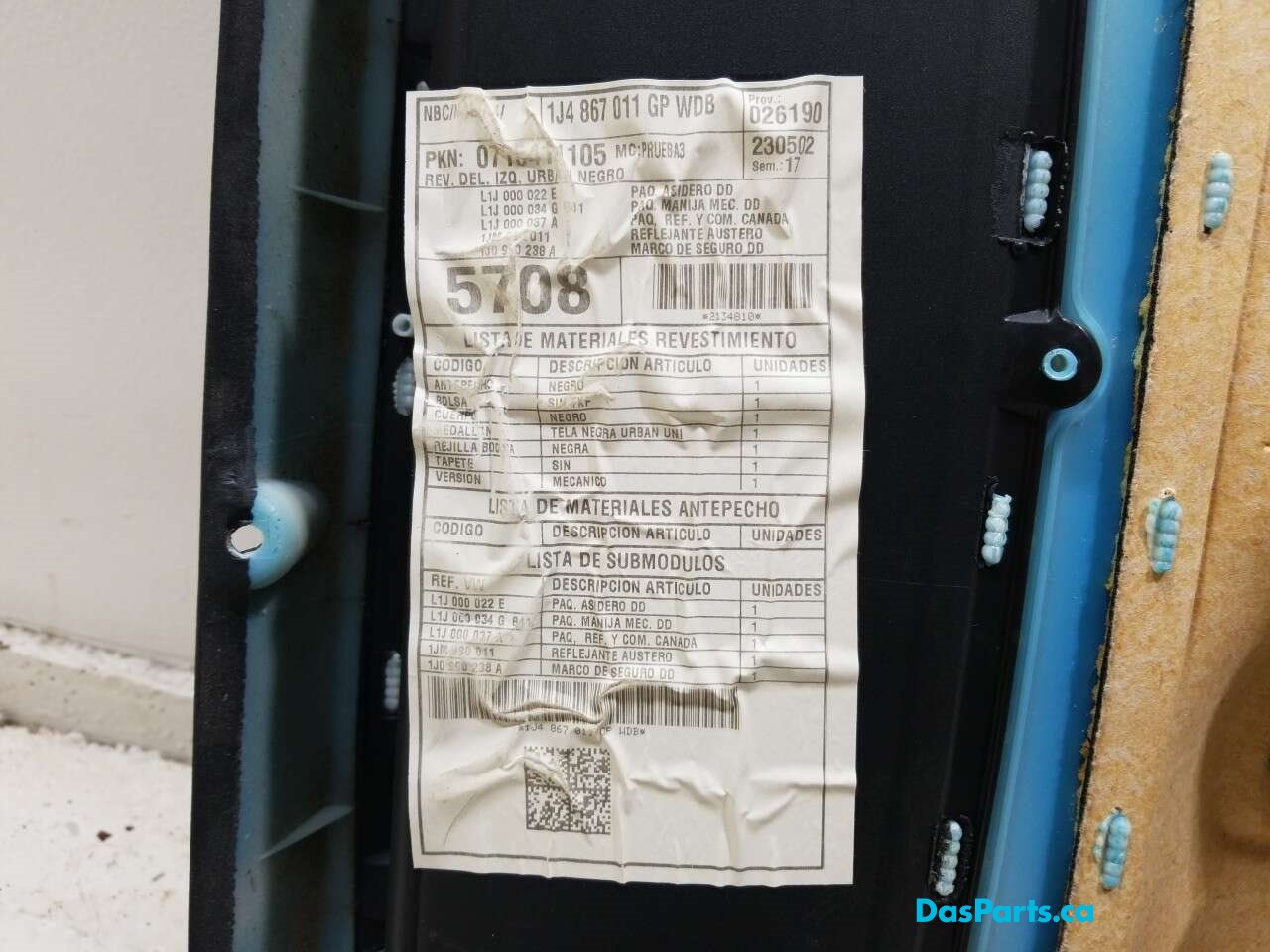 Door Card LF
