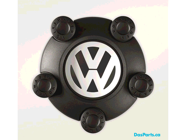 OEM 5x112 Steel Wheel Center Cap, set - 5N0 071 456 XRW