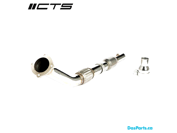 CTS Turbo 3" Downpipe with High Flow Cat