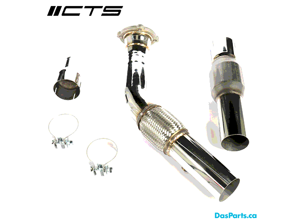 CTS Turbo 3" Downpipe with High Flow Cat