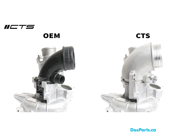 CTS Turbo 1.8T/2.0T MQB Gen3 High-Flow Turbo Inlet Pipe