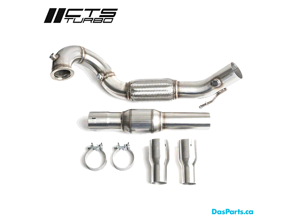 CTS Turbo 1.4T/1.5T 3" Downpipe with High Flow Cat for EA211